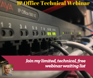 IP Office Technical Webinar